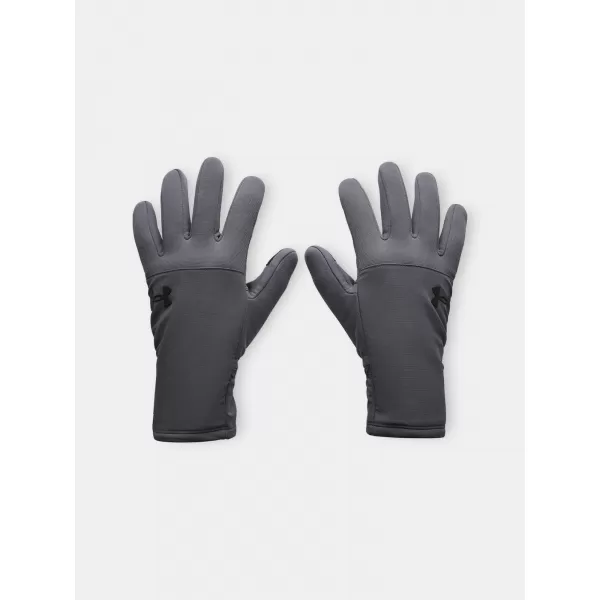  Pánske rukavice UNDER ARMOUR M'S STORM FLEECE GLOVES 6000391-025 SIVÁ 