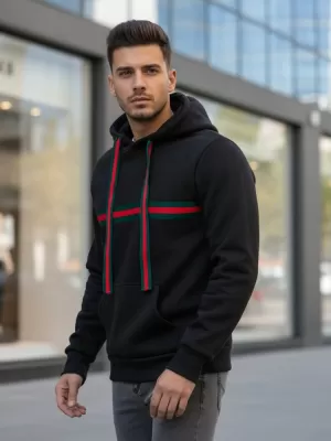 Pánska mikina DSTREET BX5939 ČIERNA