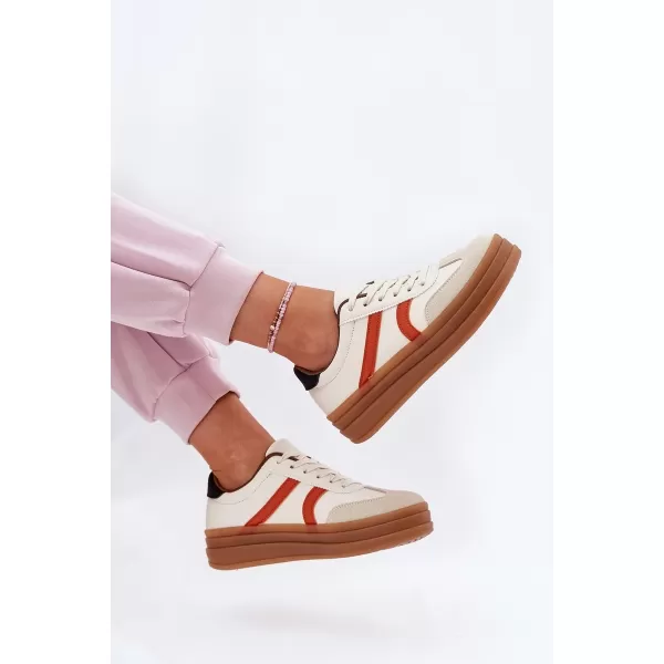  Dámske tenisky EVENTO TOLIANNA BEIGE/ORANGE 