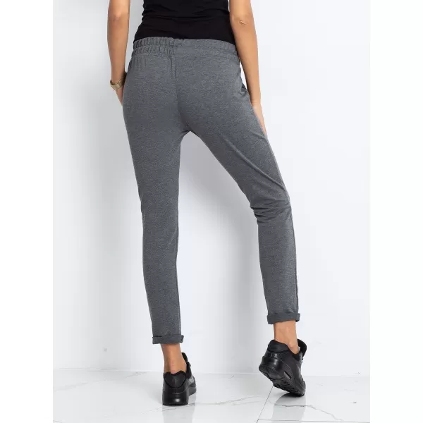  Dámske tepláky BASIC FEEL GOOD RV-DR-3698.09X DARK GREY 