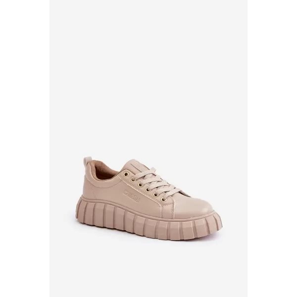  Dámske topánky BIG STAR MM274618 BEIGE Big Star Shoes 