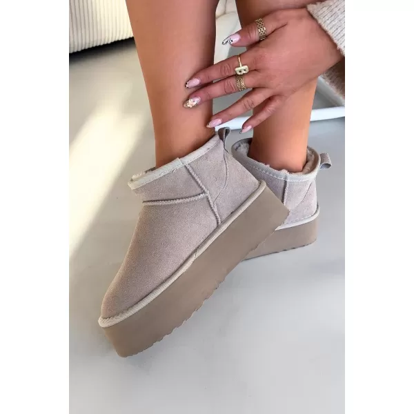  Dámske snehule BOTO MAIRENE 41122 BEIGE 