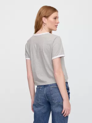 Dámske tričko GAP LOGO TEE 781556-00 MAGENTA