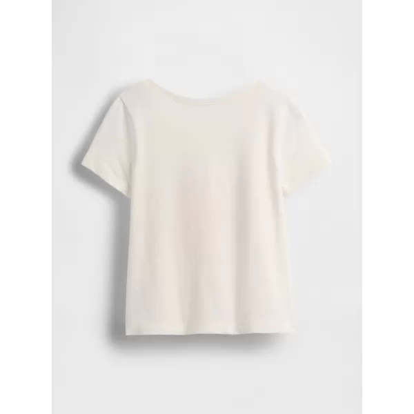  Detské tričko GAP LOGO TEE 770013-00 NEW OFF WHITE 