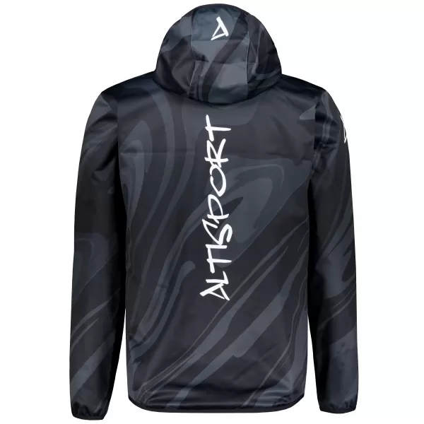  Pánska softshellová bunda premium ALTISPORT VOJ/ALM072JACK01 ČIERNA 