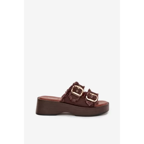  Dámske šľapky BOTO RENELISSE 41325 BROWN 