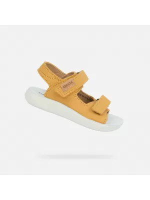 Chlapčenské sandále GEOX LIGHTFLOPPY B455SB00032C2003 ŽLTÁ