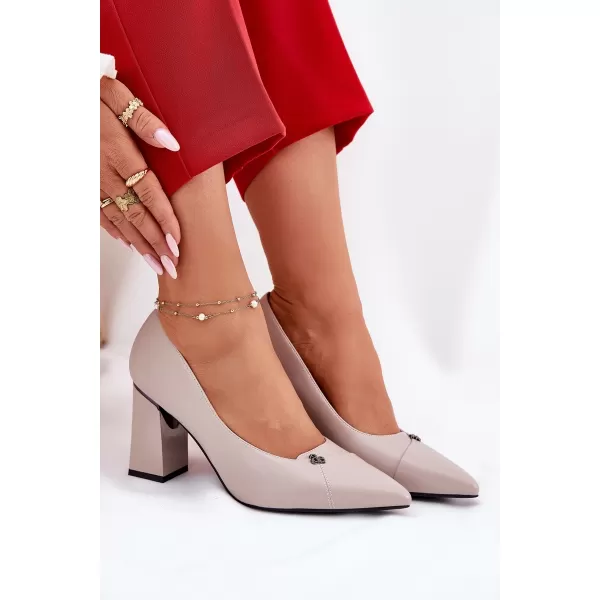 Dámske lodičky VINCEZA 62224 GREY 