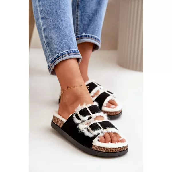  Dámske šľapky BOTO EZILENA 33315 BLACK 