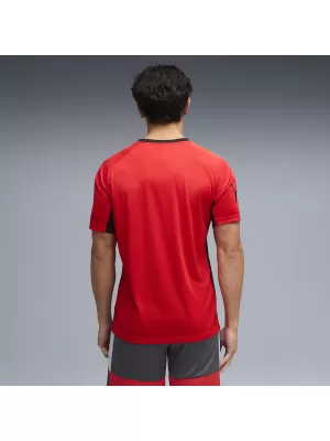 Pánske funkčné tričko PUMA INDIVIDUALLIGA GRAPH JERSEY 660578_01 PUMA RED/PUMA WHITE