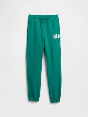 Detské tepláky GAP LOGO SWEATPANTS 839207-01 JADE FOUNTAIN