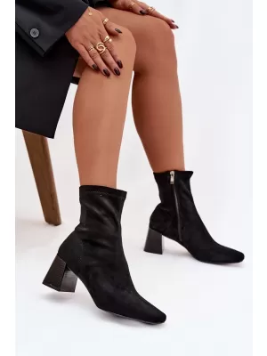Dámske topánky na podpätku BOTO OLIANNE 40587 BLACK