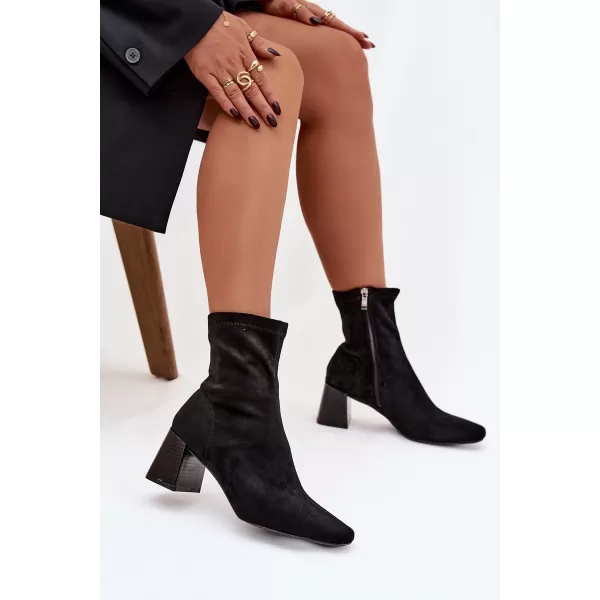  Dámske topánky na podpätku BOTO OLIANNE 40587 BLACK 