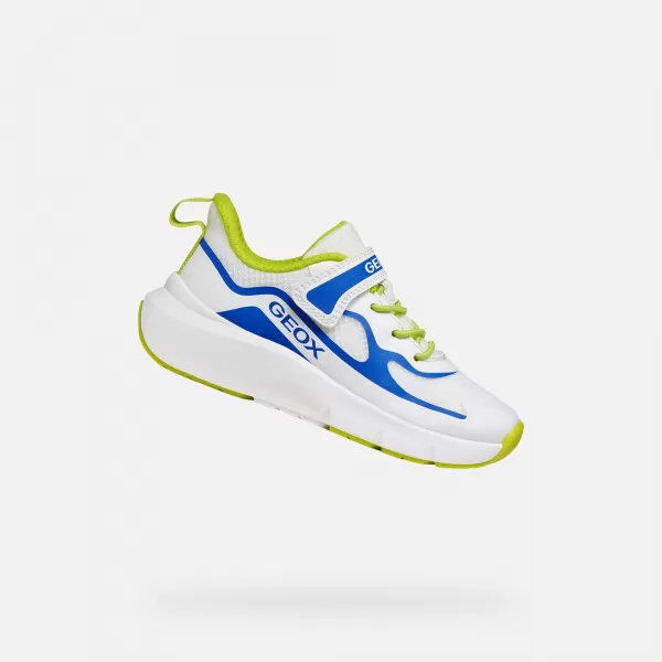  Chlapčenské tenisky GEOX PRO-RAN J65P7F01454C0293 BIELA 