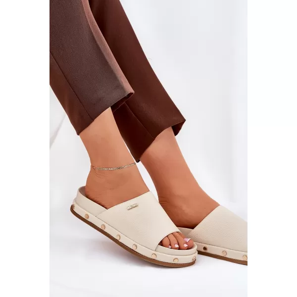  Dámske topánky BIG STAR NN274A746 BEIGE Big Star Shoes 