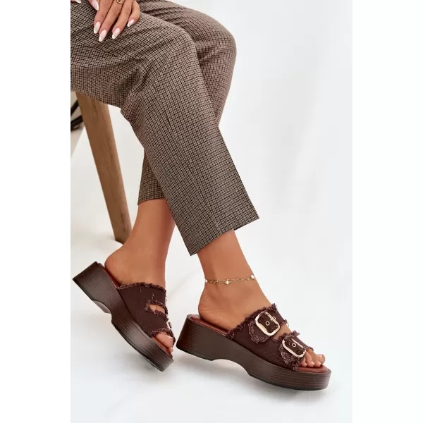  Dámske šľapky BOTO RENELISSE 41325 BROWN 