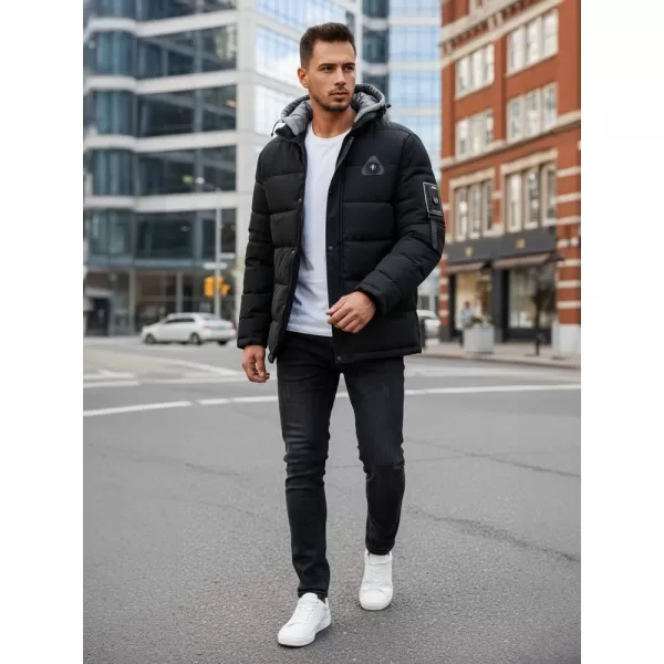  Pánska bunda DSTREET TX5091 ČIERNA 