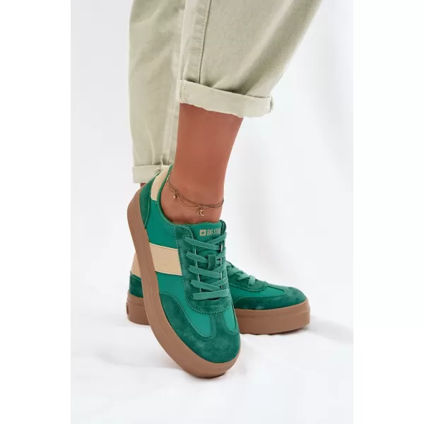 Dámske tenisky BIG STAR TT274163 GREEN Big Star Shoes 