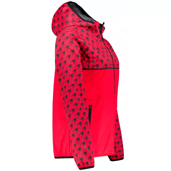  Dámska softshellová bunda premium ALTISPORT VOJ/ALW048JACK01 ČERVENÁ 