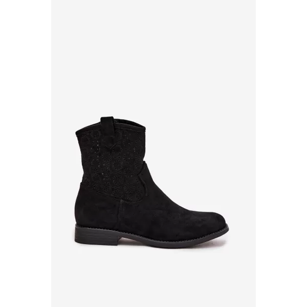  Dámske topánky S.BARSKI HY52-530 BLACK 