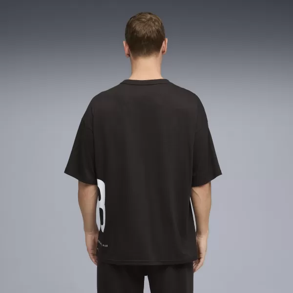  Pánske tričko PUMA M GRAPHIC OVERSIZED TEE 528528_01 PUMA ČIERNA 
