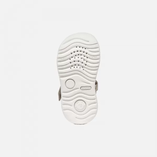  Dievčatá prvé kroky GEOX SANDAL MACCHIA B654WA0MAEWC0262 ŠEDÁ 