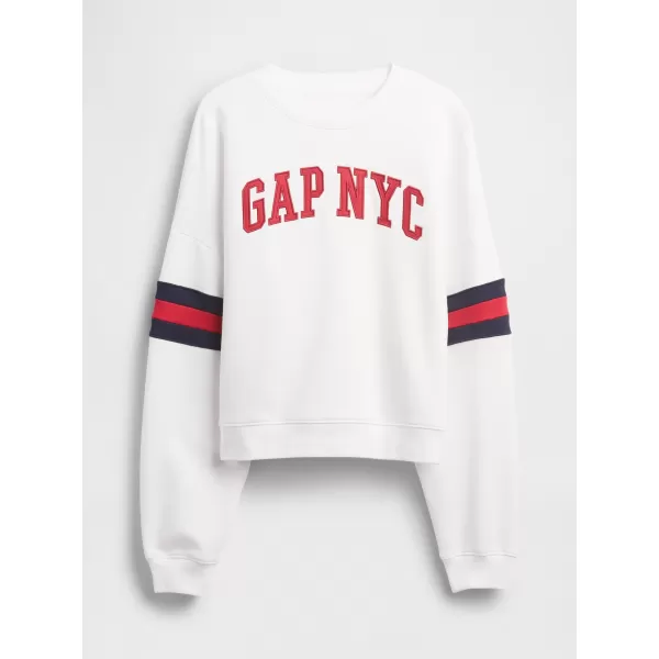  Dámska mikina GAP LOGO SWEATSHIRT 799272-04 NEW OFF WHITE 