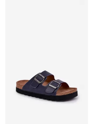 Pánske šľapky BIG STAR NN174530 BLUE Big Star Shoes