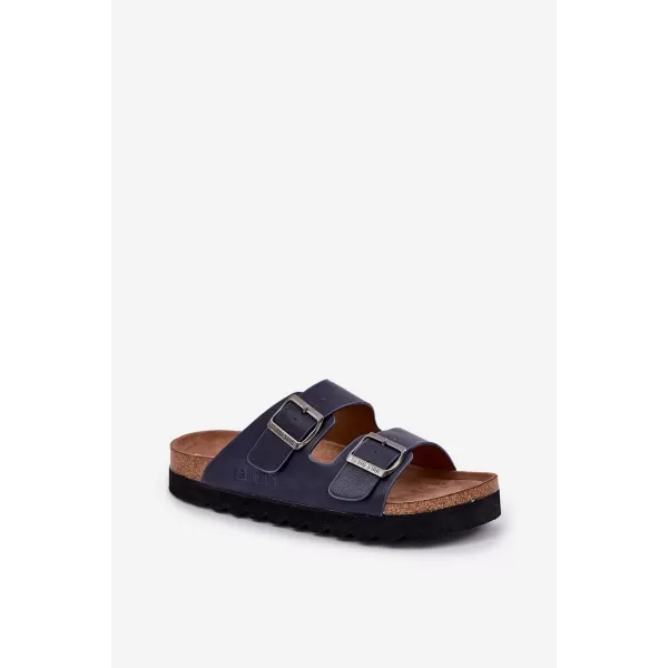  Pánske šľapky BIG STAR NN174530 BLUE Big Star Shoes 