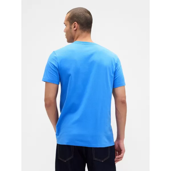  Pánske tričko GAP LOGO TEE 570044-47 SUPERSONIC BLUE 