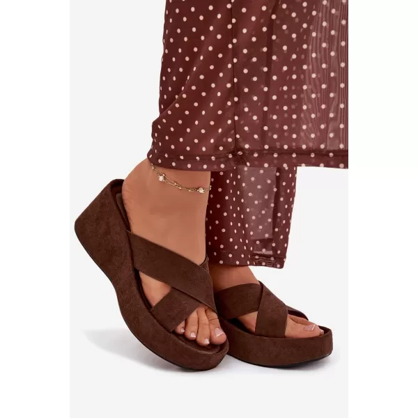  Dámske šľapky BOTO CALORINE 41357 BROWN 