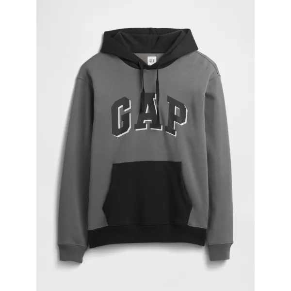  Pánska mikina GAP LOGO PULLOVER HOODIE 795560-01 SHARK FIN 