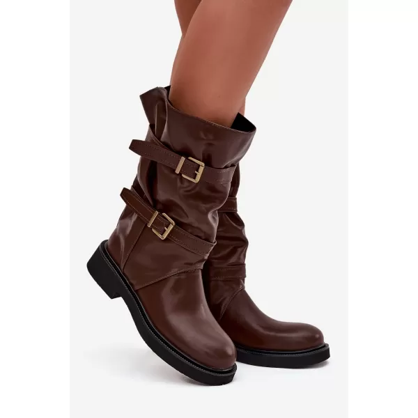  Dámske čižmy BOTO HALVESSA 39587 BROWN 