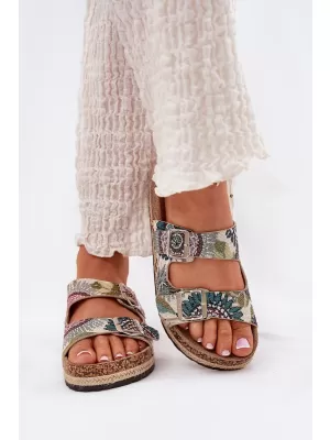 Dámske šľapky LEE COOPER LCW-25-35-3483L MIX