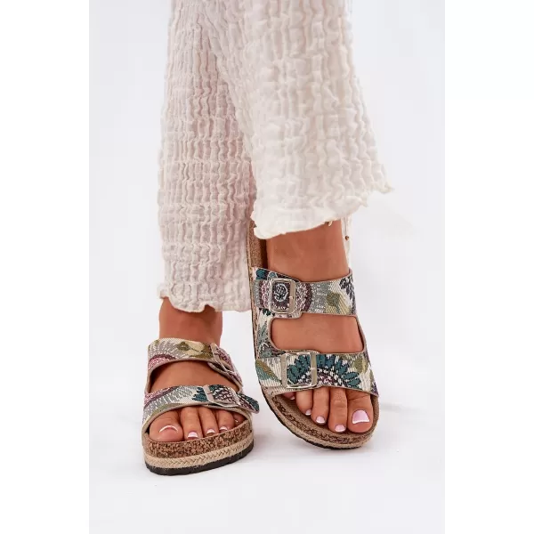  Dámske šľapky LEE COOPER LCW-25-35-3483L MIX 