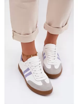 Dámske tenisky ZAZOO N1068 WHITE/BLUEPURPLE
