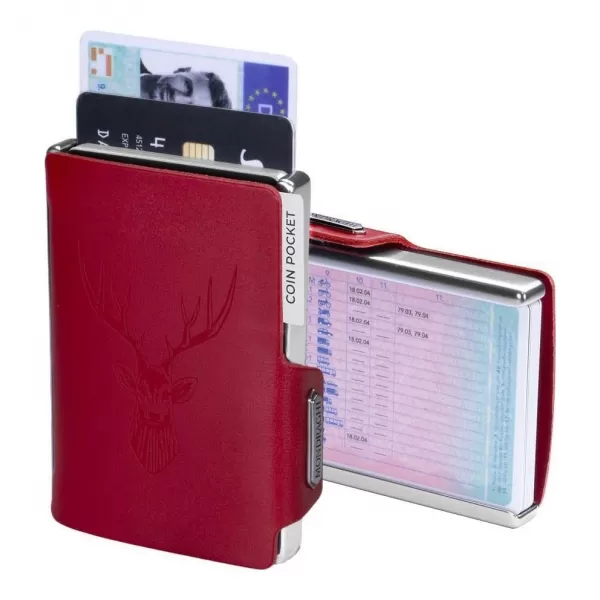  Peňaženka MONDRAGHI Silhouette Classic Deer RED 