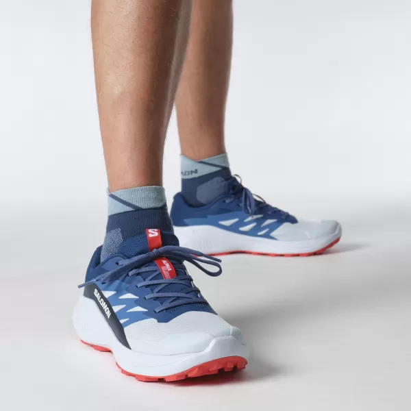  Pánske topánky SALOMON ALPHAGLIDE L47724300 BALLAD BLUE/DARK BLUE/FIERY RED 