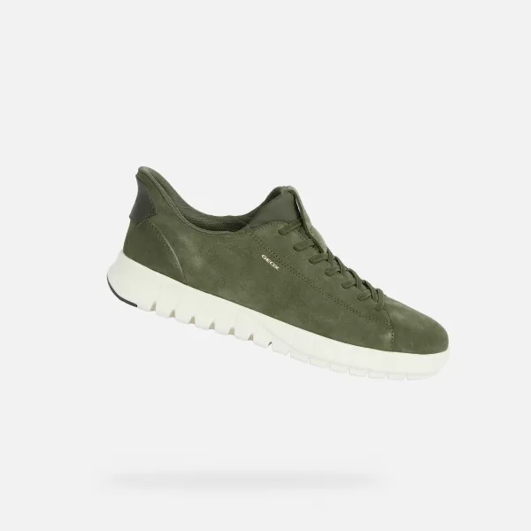  Pánske tenisky GEOX FLEXTRIDE PLUS FAST IN G014646 KHAKI 