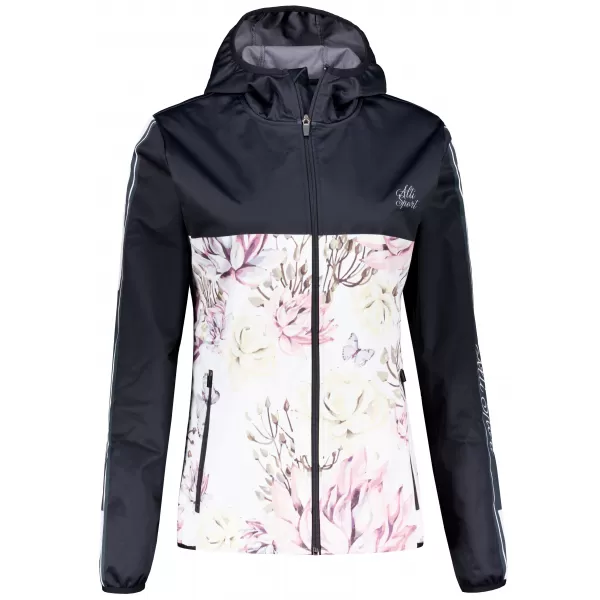  Dámska softshellová bunda premium ALTISPORT VOJ/ALW008JACK01 ČIERNA 