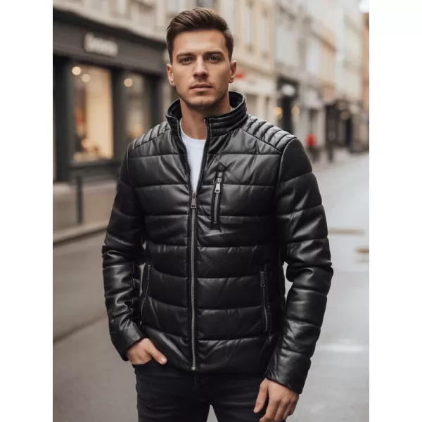  Pánska bunda DSTREET TX5115 ČIERNA 