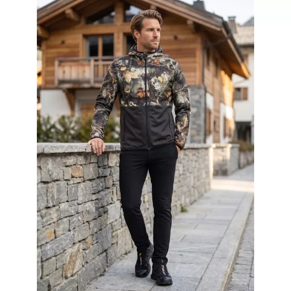  Pánska softshellová bunda premium ALTISPORT VOJ/ALM124JACK01 VETVA 