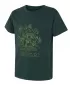 Detské tričko HUSKY TEE MUSHROOM K DARK GREEN