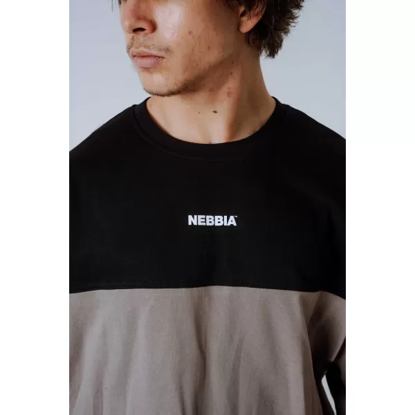 Oversized tričko POWER 898 LIGHT BROWN ASH Nebbia 