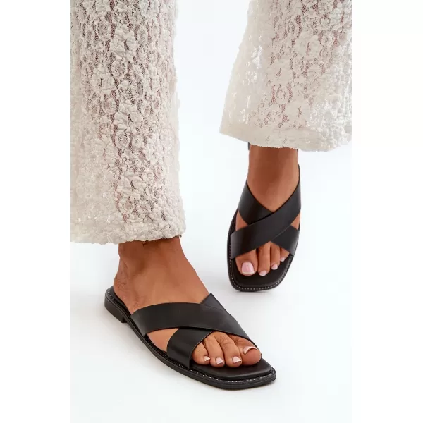  Dámske sandále S.BARSKI KV27-002 BLACK 