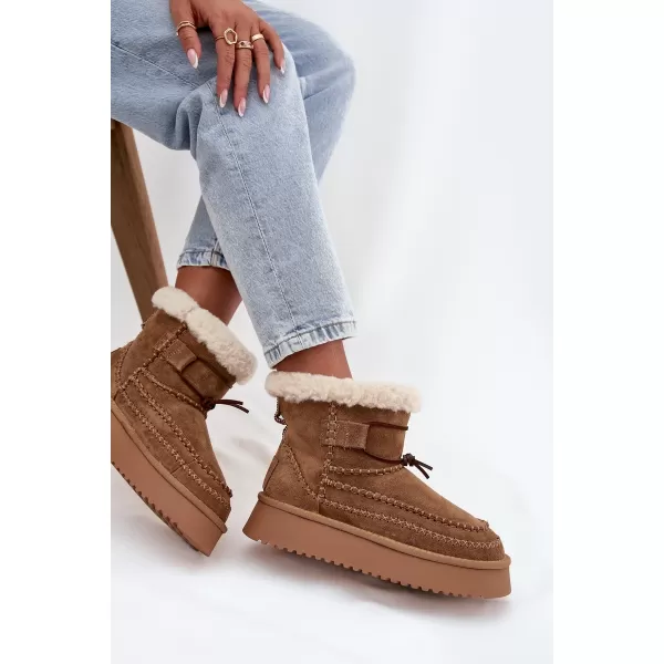  Dámske topánky BIG STAR SS274373 BROWN/BEIGE Big Star Shoes 
