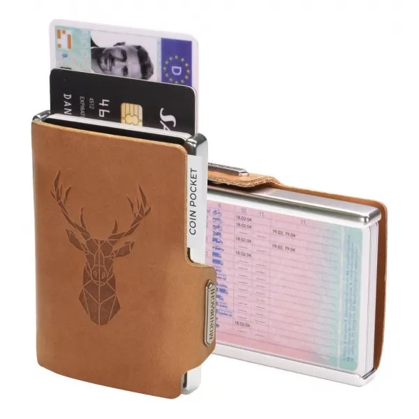  Peňaženka MONDRAGHI Silhouette Modern Deer CARAMEL 