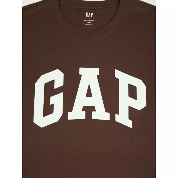  Pánske tričko GAP LOGO TEE 856659-39 DARK BROWN 