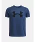 Chlapčenské tričko UNDER ARMOUR UA TECH BIG LOGO SS 1363283-498 MODRÁ