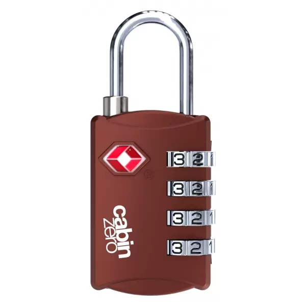  Zámok CABINZERO TSA Travel Lock SANGRIA RED 